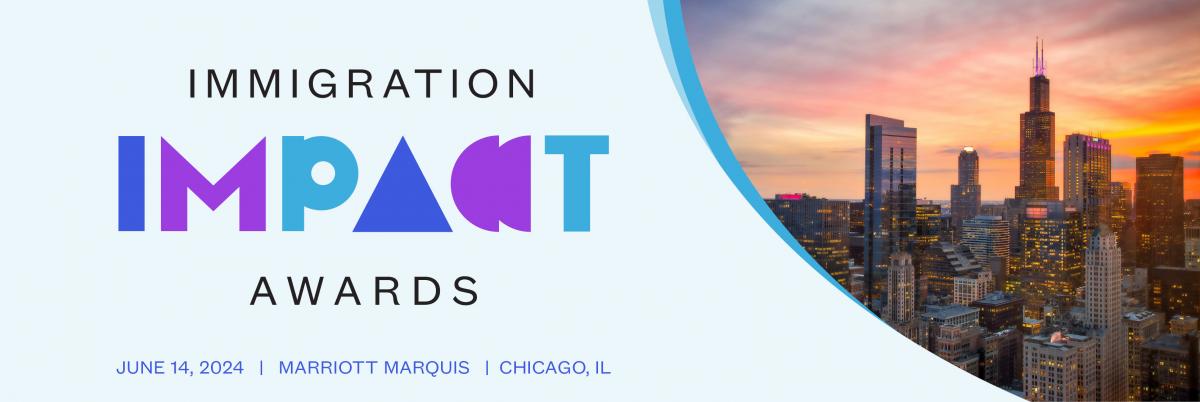 Immigration Impact Awards 2024 banner