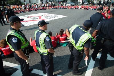 Women Arrested Demand Action on Immigration Reform