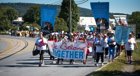 100 Immigrant Women Begin 100-Mile Pilgrimage in Time for Pope’s Visit