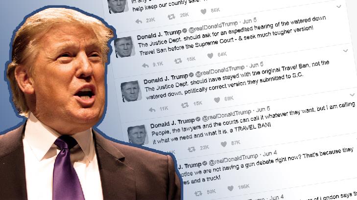 President’s Tweets Dim His Prospects for Supreme Court Review of The Travel Ban Case