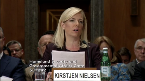 Trump’s Nominee for DHS Secretary Commits to Continuing Kelly's Legacy on Immigration Enforcement